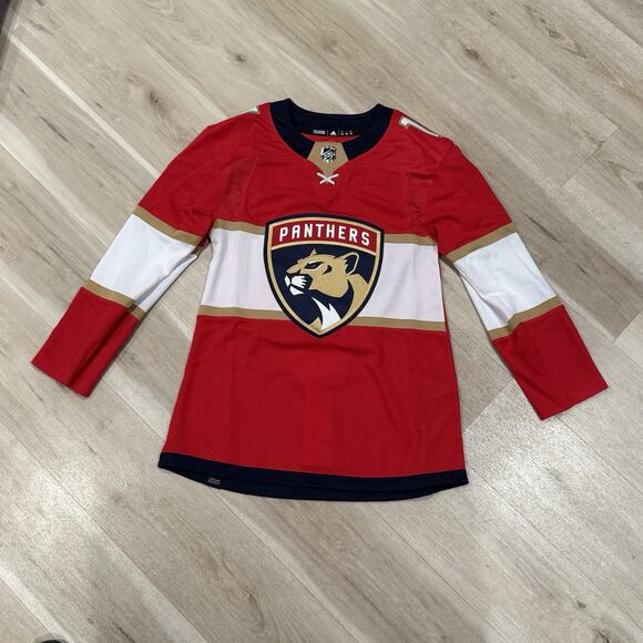 adidas Other - Sz 44/XS Adidas Florida Panthers Home Red Huberdeau NHL Authentic Hockey Jersey